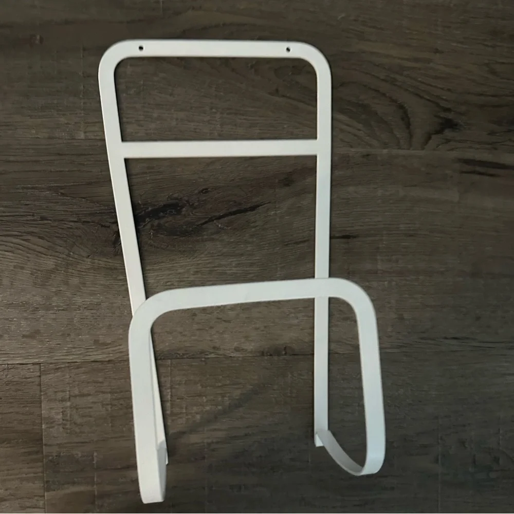 Yamazaki Steel Bag Holder - wall mount - Handbag Organizer - white - purse hook